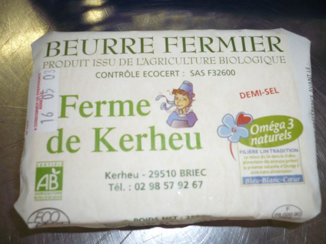 Beurre Fermier Bio OMEGA3